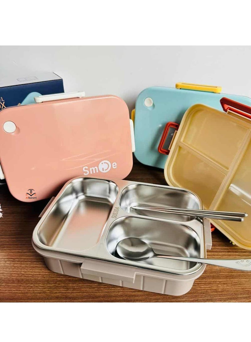 متجر الحريري صندوق علبة غداء فولاذي ستانلس ستيل 750 مل CX-2564 - Image 4