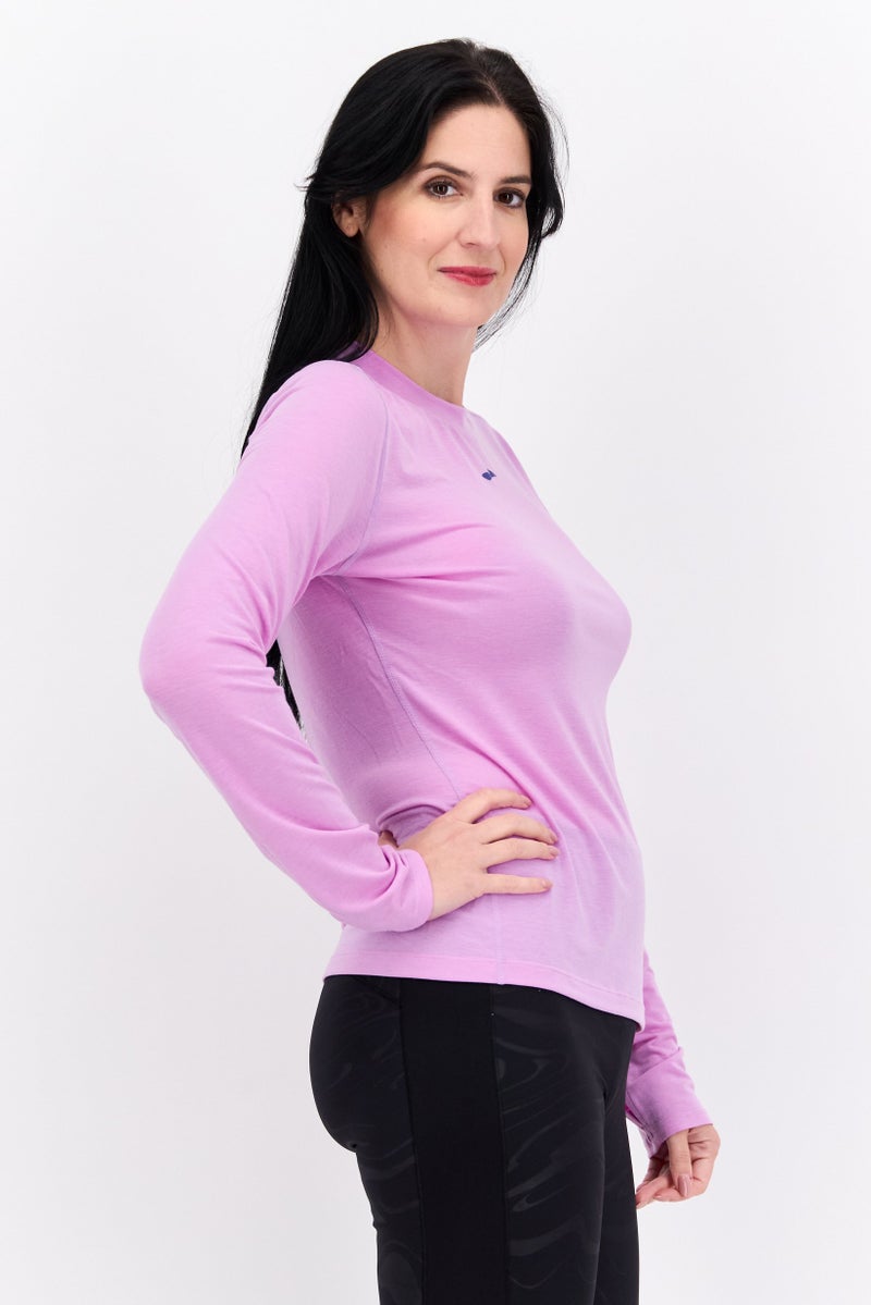 Brooks Women Sportswear Fit Brand Logo Running Top, Purple  - Image 2