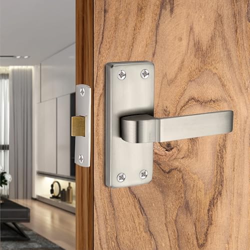 SARDAR NOVO 5" SS Matte Iron Baby Latch | Bathroom Door Handle | Mortise Handle | Keyless Handle | Tower Bolt | Push to Close Latch - Image 1