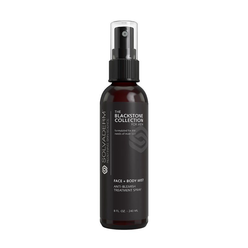 Solvaderm for Men - Cooling Aftershave - Calming Face + Body Mist For Skin Blemishes & Shaving Irritation - Reduces Redness After Shaving - 8 FL OZ / 240 ML (Pack of 1) - Image 1