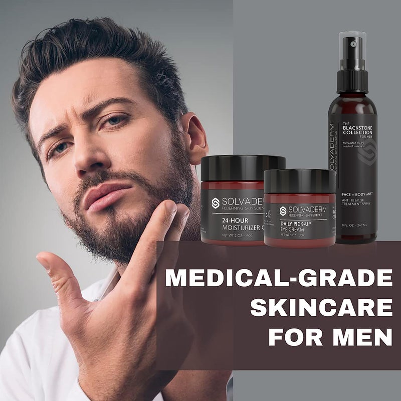 Solvaderm for Men - Cooling Aftershave - Calming Face + Body Mist For Skin Blemishes & Shaving Irritation - Reduces Redness After Shaving - 8 FL OZ / 240 ML (Pack of 1) - Image 3
