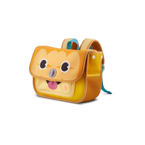 VAYA LYâ€™L-CHAMP Toddler School Bag for Preschool Kids (2â€“6 Years) â€“ Lightweight, Durable Rectangular Shape Backpack with Water Bottle Holder & Front Pocket, Travel Bag for Boys & Girls, Yellow Orange - Image 1