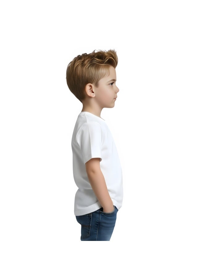 PRINTSHOP4ME Italian Kids Boys T-Shirt - Round Neck Short Sleeve Cotton T-Shirt - Great Gift for Travelers - Soft and Comfortable Tshirt - Italy Souvenir T-Shirt - Image 5