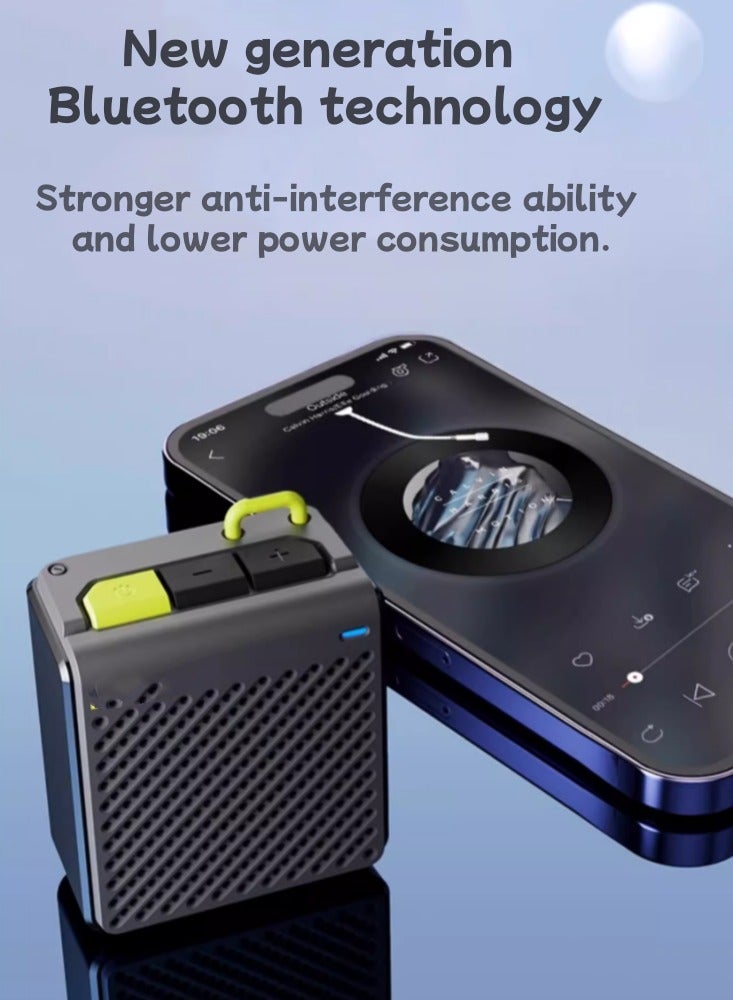 Mint Green Speaker Bluetooth Speaker Convenient Mini Outdoor - Image 4