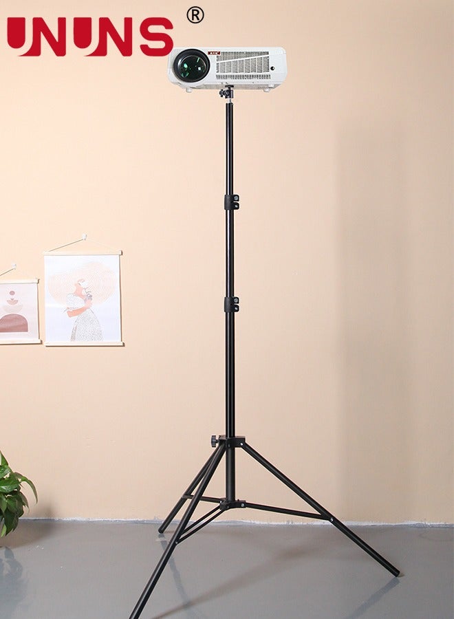 UNUNS Projector Stand Tripod,From 58cm To 170cm,Stand Height Adjustable For Office,Home,Stage,Studio,DJ Racks Holder Mount  - Image 5