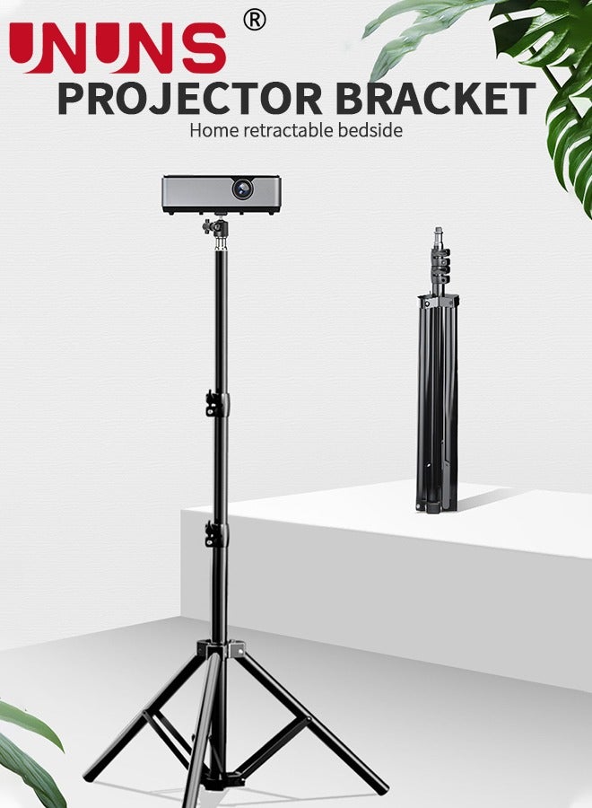 UNUNS Projector Stand Tripod,From 58cm To 170cm,Stand Height Adjustable For Office,Home,Stage,Studio,DJ Racks Holder Mount  - Image 2