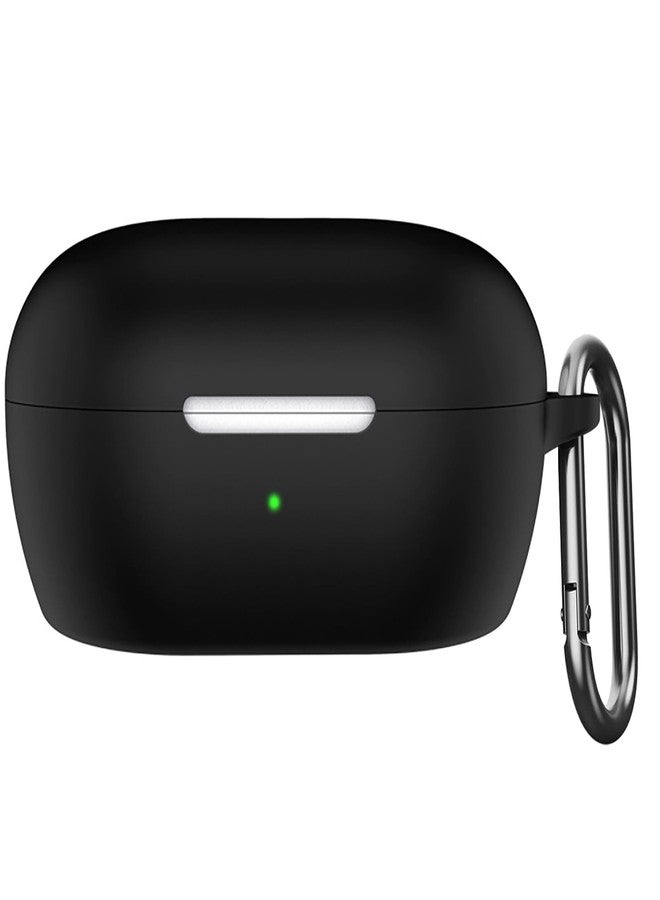 USTIYA Case for Bose QuietComfort Earbuds 2024 Wireless Headphones Protection Cover Full-Body Soft Silicone with Keychain Headphone Accessories Funda Carcasa (Black)