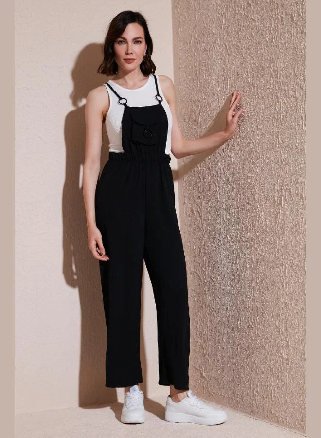 Lela Lela Linen Blend Strappy Gardener Overalls Women's JUMPSUIT 66970232S4