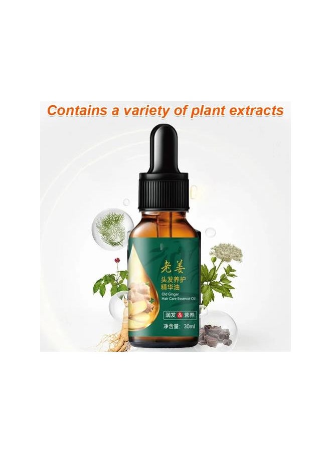Generic - Hankey Anti-hair loss hair serum, Old Ginger Hair Care Essence Oil, 30ml Hair Growth Serum, Ginger Plant Extract Anti Hair Loss (1Pcs) - Image 1