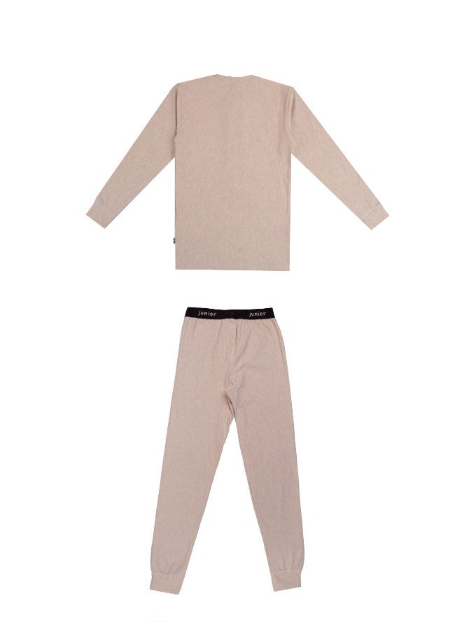 Junior - High Quality Cotton Blend and comfy Thermal Set for Boys -Melton - Image 1