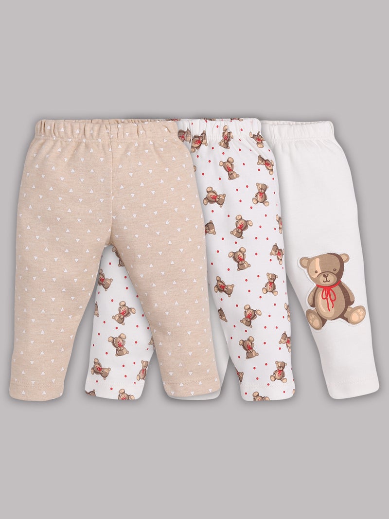 BABY GO 0-3M,3-6M,6-9M,9-12M 100% Pure Cotton Printed Pyjama for Baby  Boys and Baby Girls (Pack of 3) - Image 1