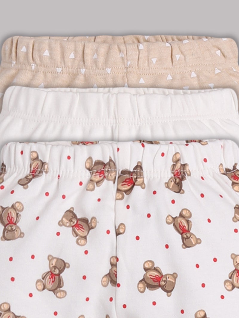 BABY GO 0-3M,3-6M,6-9M,9-12M 100% Pure Cotton Printed Pyjama for Baby  Boys and Baby Girls (Pack of 3) - Image 5