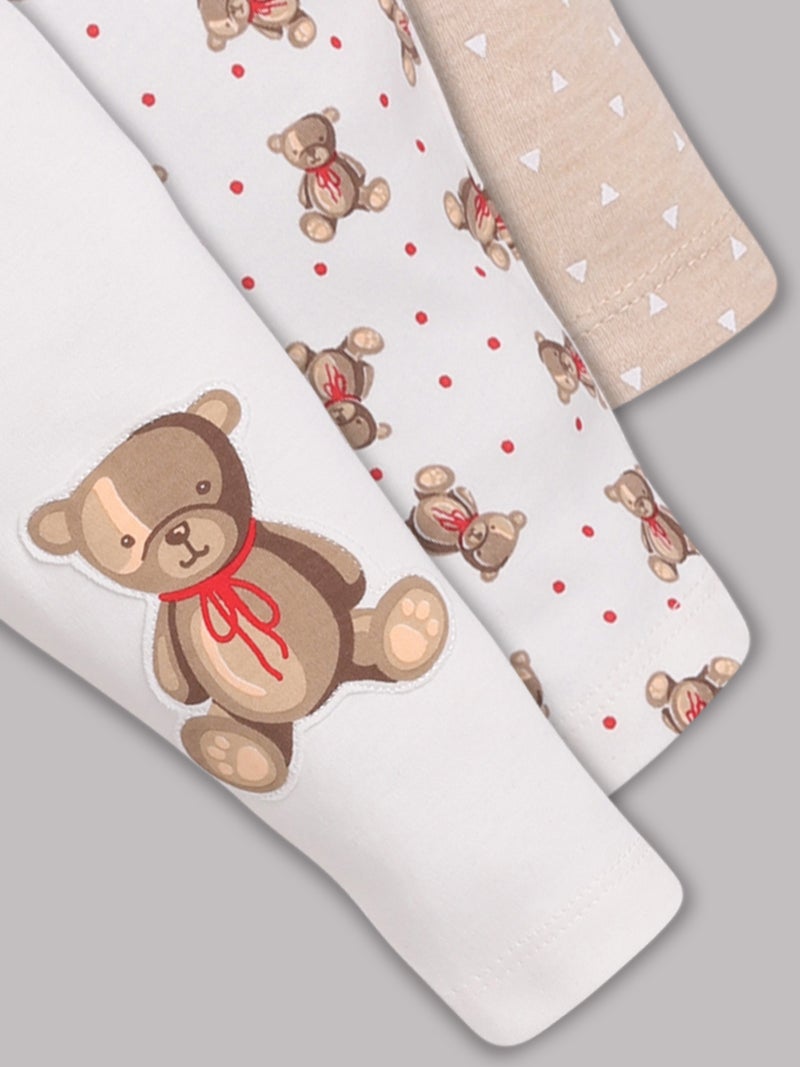 BABY GO 0-3M,3-6M,6-9M,9-12M 100% Pure Cotton Printed Pyjama for Baby  Boys and Baby Girls (Pack of 3) - Image 4