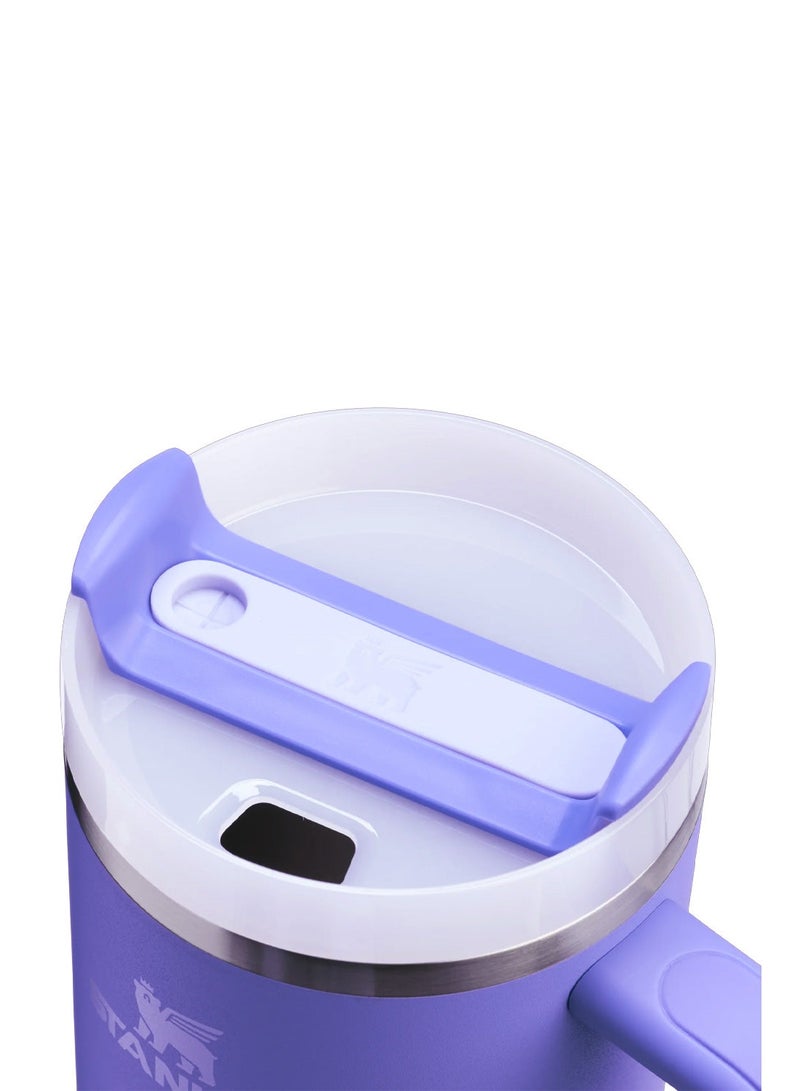 Stanley Quencher H2.0 FlowState 40 oz Travel Tumbler – Hydrangea | Double Wall Vacuum Insulated Stainless Steel Mug with Reusable Straw & Advanced Leak-Resistant Lid | Keeps Drinks Cold for 40 Hours & Hot for 7 Hours | Eco-Friendly, Car Cup Holder Compatible - Image 3