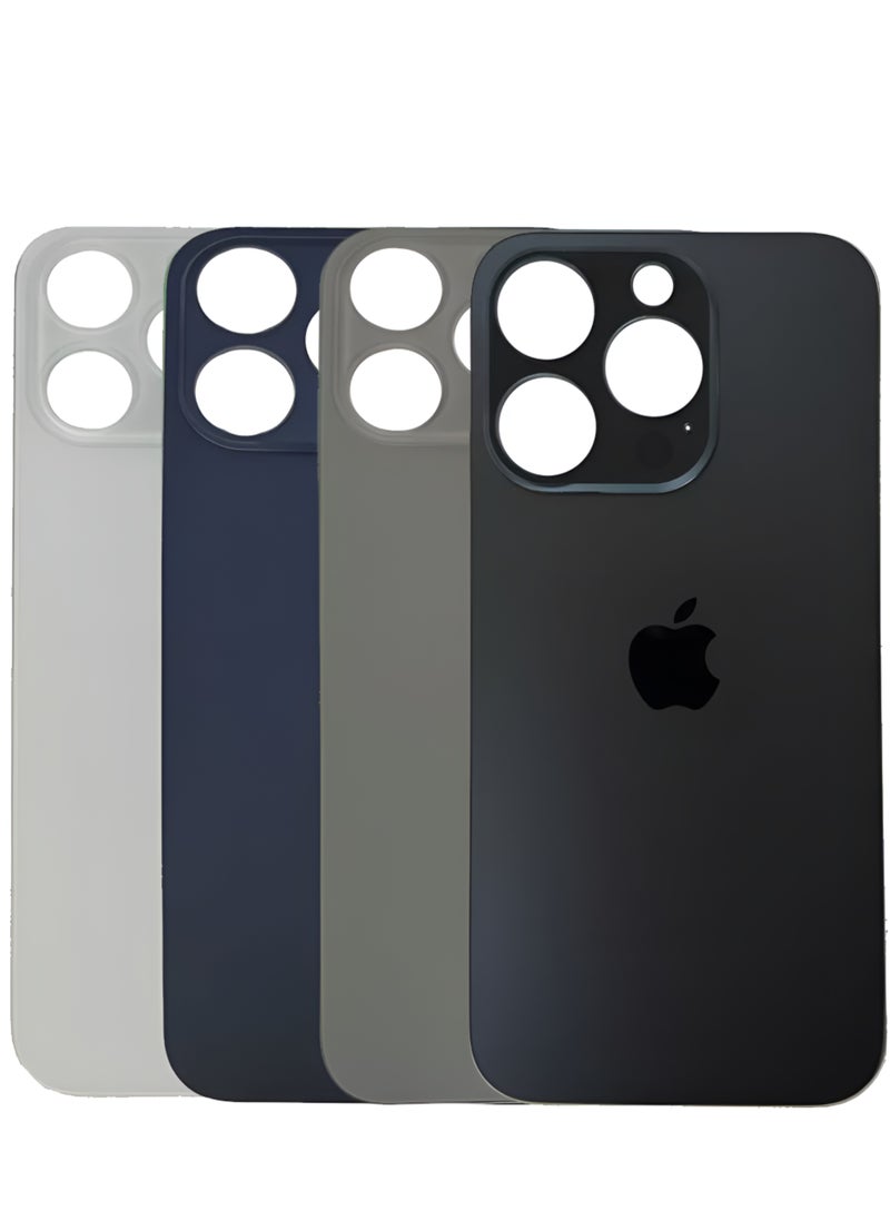 M.H.Q IPHONE 15 PRO TITANIUM BACK COVER 