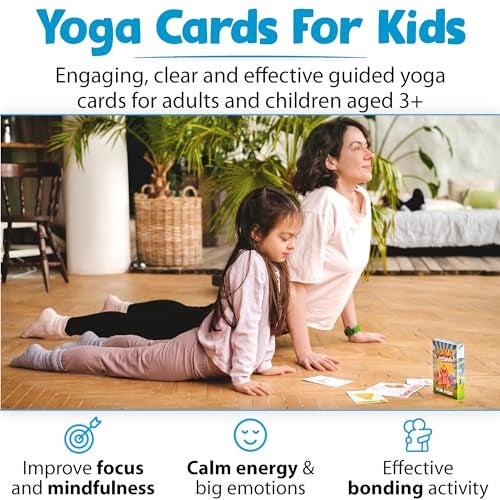 TALKING POINT CARDS Yoga Pose and Breathing Exercise Cards for Kids Promote Mindfulness Meditation and Self Care for Children Fun Preschool Game with Easy to Read Steps Teach Kids Mindfulness Tools Through Yoga - Image 5