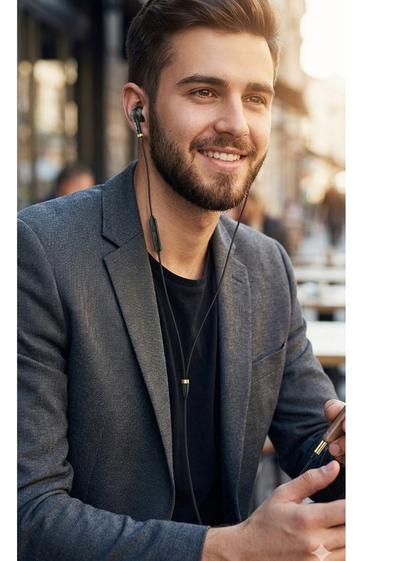 ستارت سماعة ايرفون سلكية START ST-6 بمنفذ 3.5mm – سماعات أذن In-Ear ستيريو بميكروفون وتحكم – بيس قوي HiFi – طول سلك 1.35م - Image 2