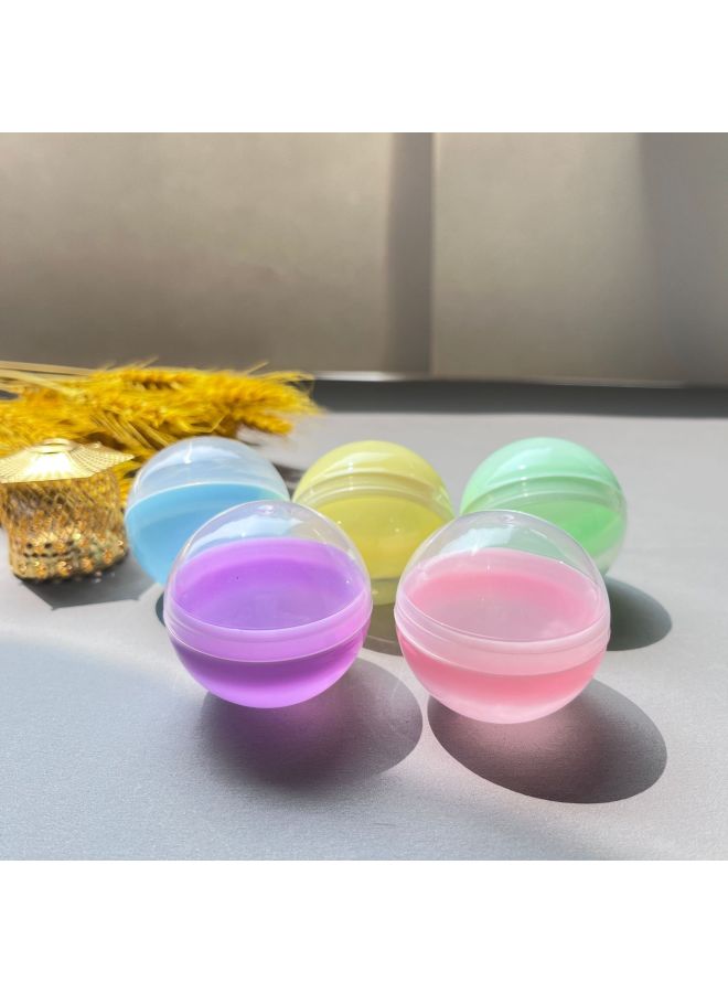 38mm Gashapon Non-porous Small Size Gashapon Ball Round Empty Gashapon Plastic Lottery Ball Gift Tea Bag Case-Color:Translucent Mixed Color-Specifications:38*38  - Image 3