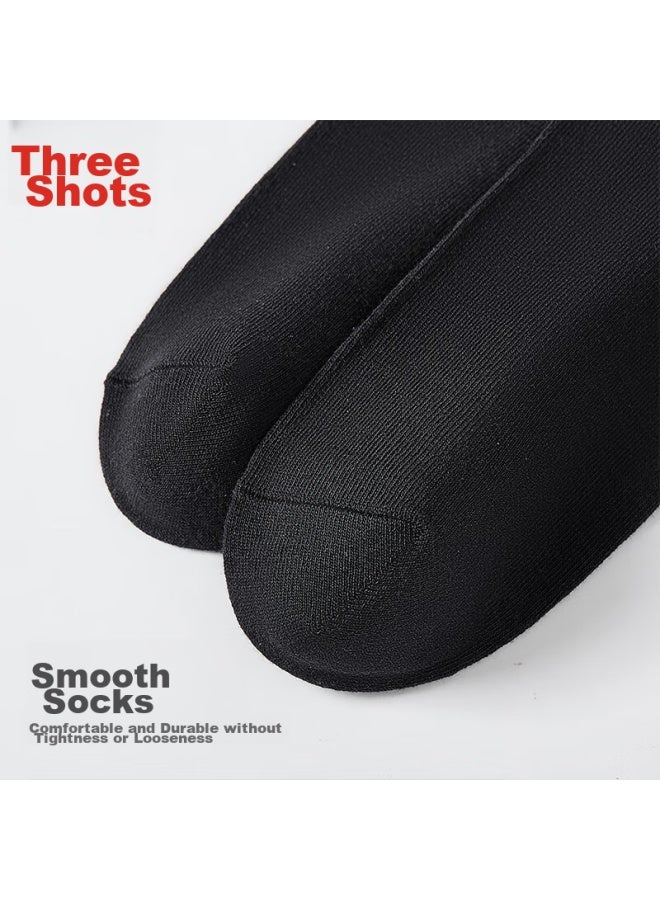 Threegun [lengchuan Series] Business Men's Socks, 10a Antibacterial And Odor-resistant Socks, Mid-calf Ultra-thin Ice Silk Socks For Me - Image 4