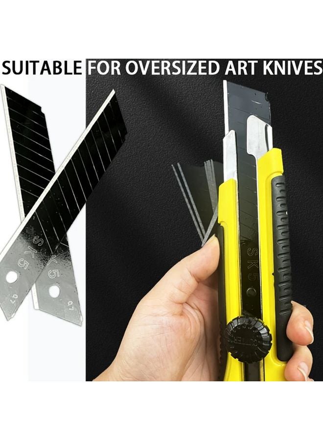 20 Pcs 25mm Heavy Duty Utility Knife Blades High Carbon Steel Replacement Parts - Image 2