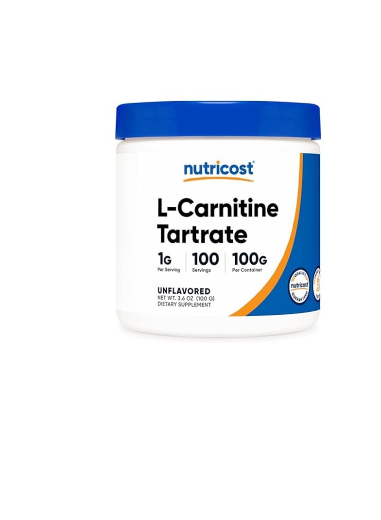 مسحوق نوتريكوست إل-كارنيتين تارترات (100 جرام) - 1 جرام لكل حصة; 100 حصة