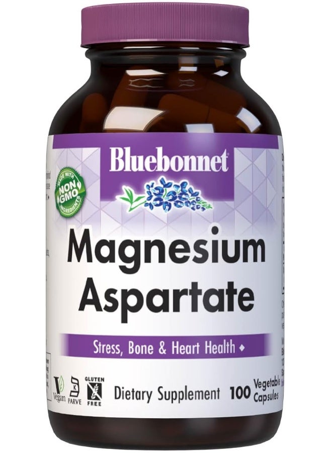 Blue Bonnet بي بي ماغنيسيوم أسبارتات 400 ملغ 100 كبسولة #730 - Image 1