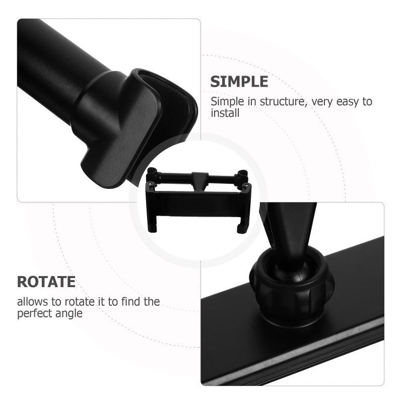 Adjustable Spring Car Backseat Phone Holder Mount Stretchable Stand For Rear Seat Use - Image 4