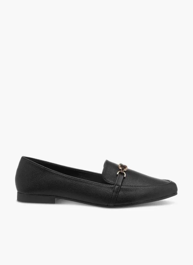 Flora Bella Women Metallic Detail Loafers