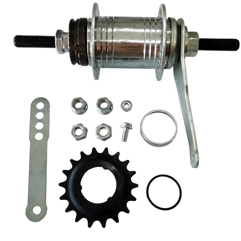 DONSP1986 Bicycle Coaster Brake Hub/Bike Brake Rear Hub 36 Hole Stainless Steel - Image 1