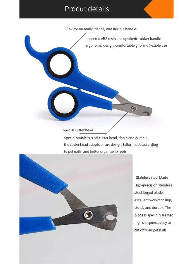 مقص أظافر أداة تشذيب وتهذيب الحيوانات الأليفة - Image 3