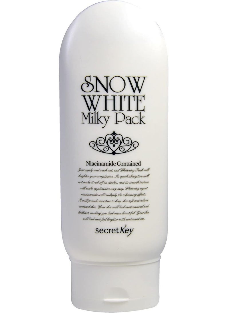 Secret Key [Secret Key] Snow White Milky Pack 200g, Korea cosmetic, Brightening, Moisturizing - Image 1