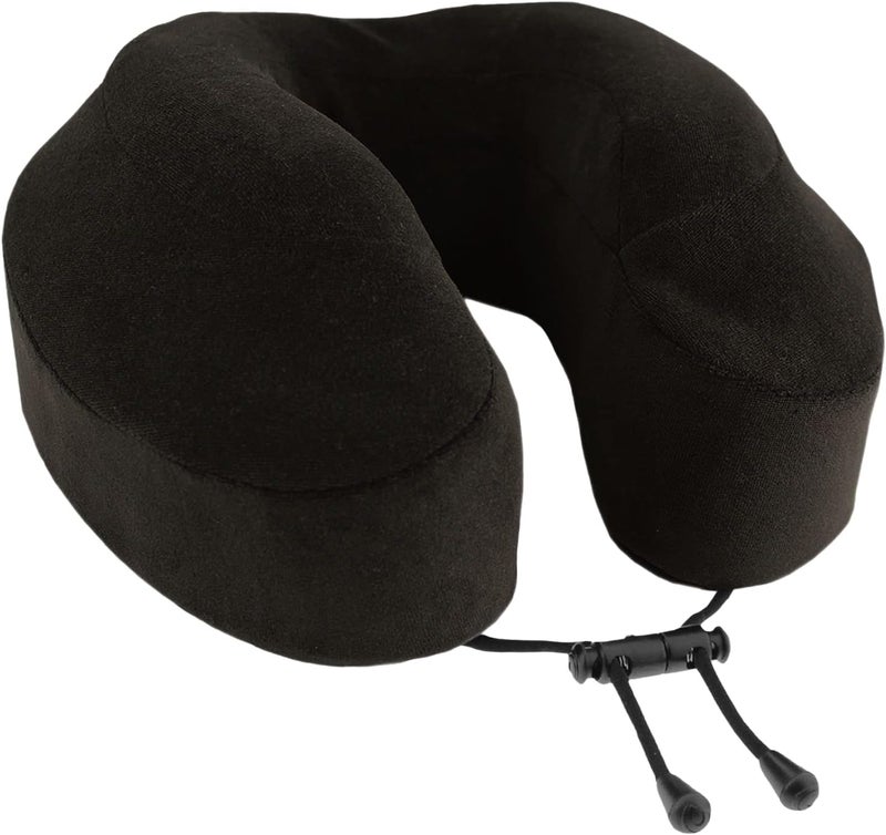 Cabeau Evolution Classic 100% Memory Foam Travel Neck Pillow for Airplanes and Travel, 360-Degree Support Backed by Sleep Science, Midnight, one size - Image 1
