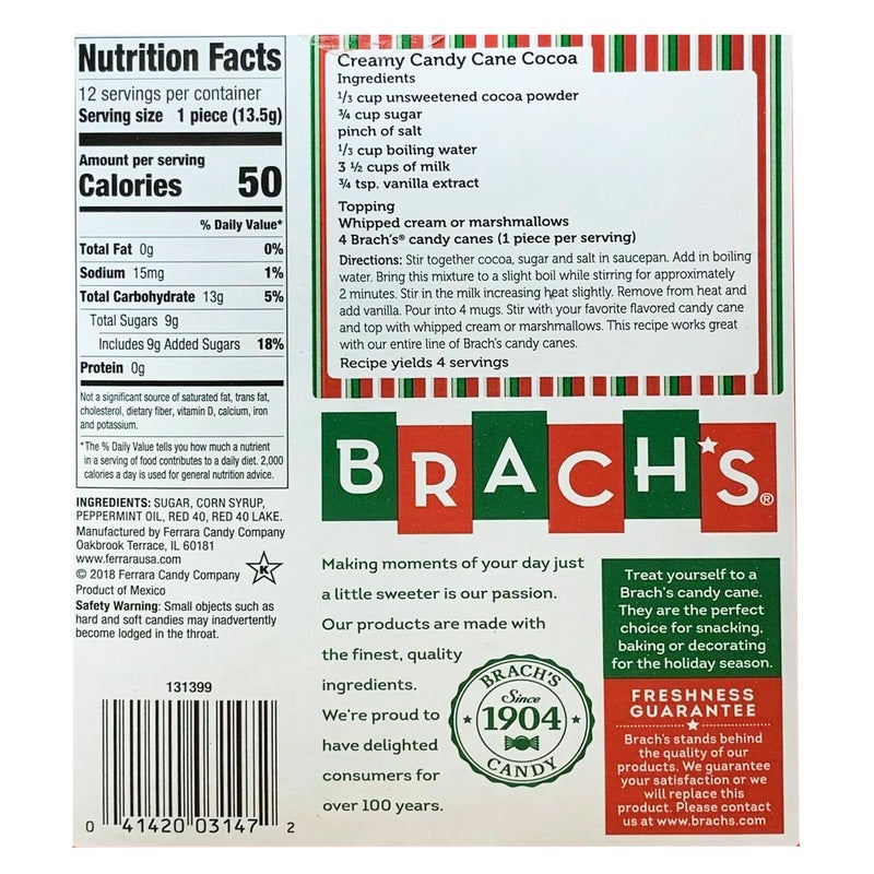 Brach's 12 Peppermint Candy Canes, 12 Count (Pack of 3) - Image 3