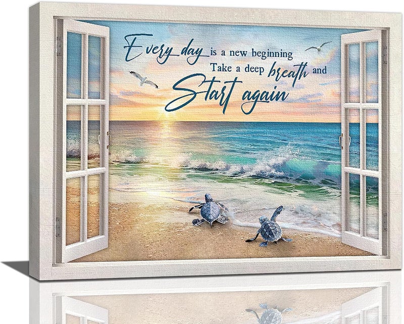 Tijuboni Beach Ocean Theme Wall Art - Image 1