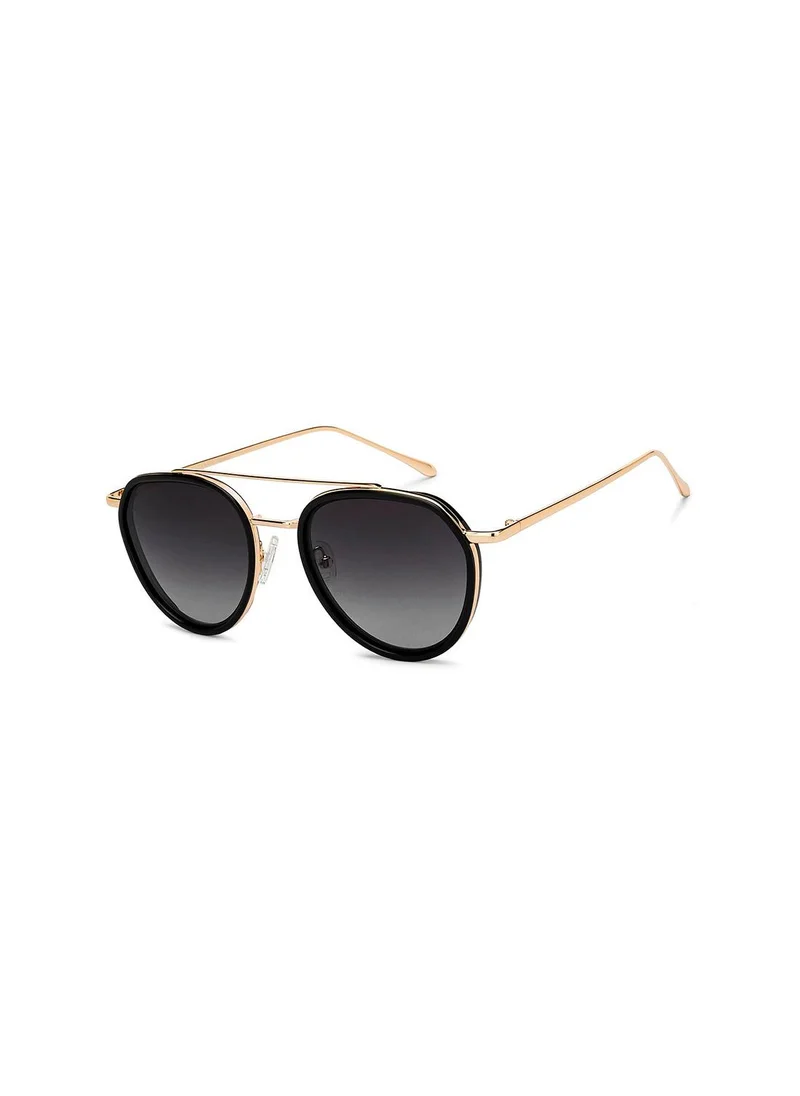 فينسينت تشيس Unisex Polarized Aviator Sunglasses - VC S15762 - Lens Size: 52 Mm