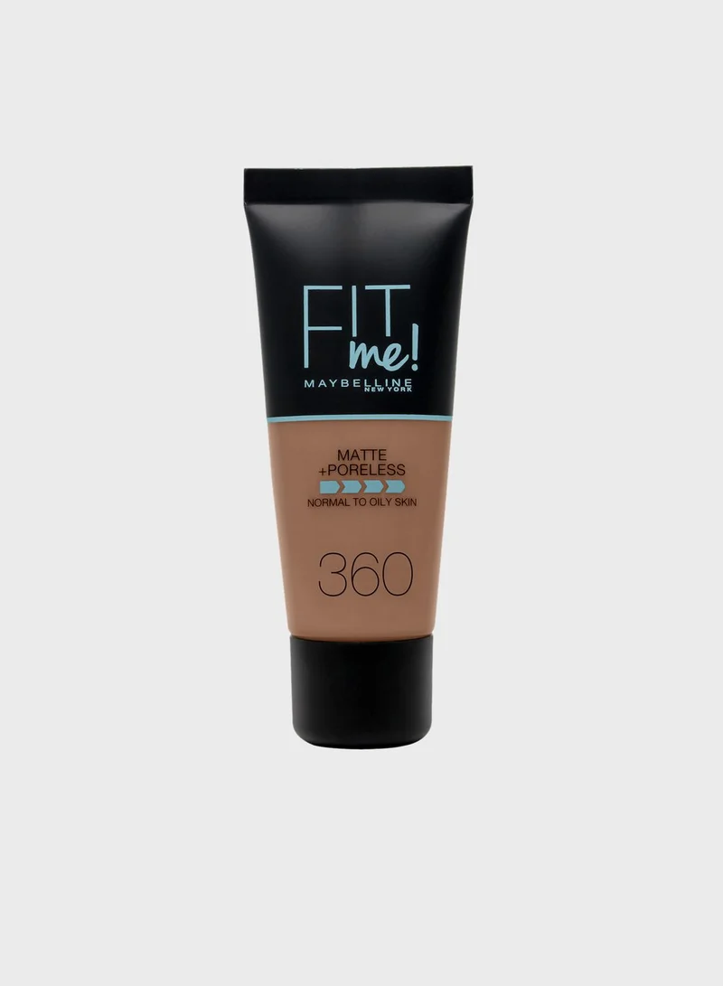 MAYBELLINE NEW YORK Fit Me Matte & Poreless Foundation -360 Mocha