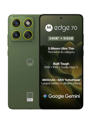 Edge 70 Dual SIM 5G 12 RAM 512GB Bronze Green With Free Gifts - Middle East Version - view 2
