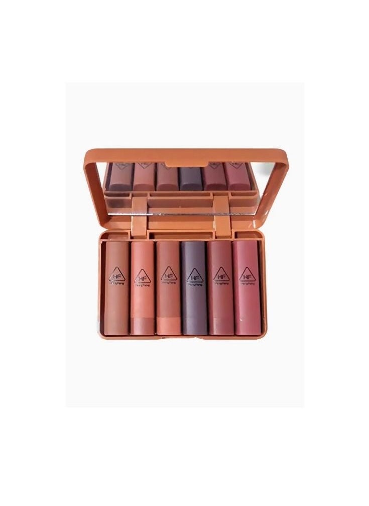 Heng Fang - 6-Piece Lipsticks Mini Set Multicolour - Image 1