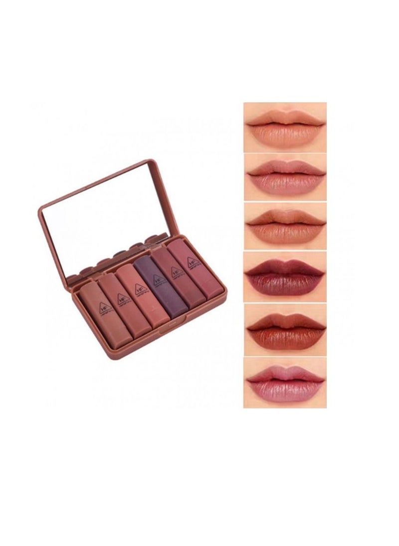 Heng Fang - 6-Piece Lipsticks Mini Set Multicolour - Image 1