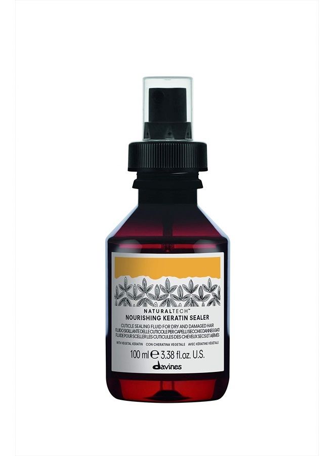 Davines Naturaltech NOURISHING Keratin Sealer, No Rinse Softening And Protection to Strengthen And Defend Against Split Ends, 3.38 Fl. Oz. - Image 1