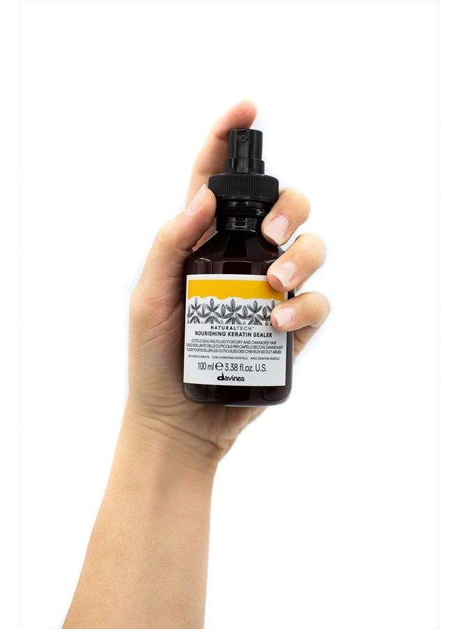 Davines Naturaltech NOURISHING Keratin Sealer, No Rinse Softening And Protection to Strengthen And Defend Against Split Ends, 3.38 Fl. Oz. - Image 4