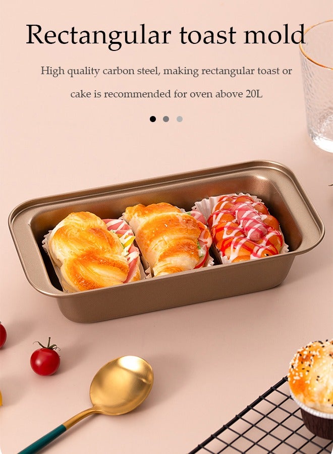 5 Pieces Of Bakeware Set, Non Stick Baking Mold Set, Carbon Steel Cake Mold Set, Kitchen Baking Tools，With Pizza Tray, Round, Square Baking Tray, Cake Mold Plate, Suitable For Novice Bakers