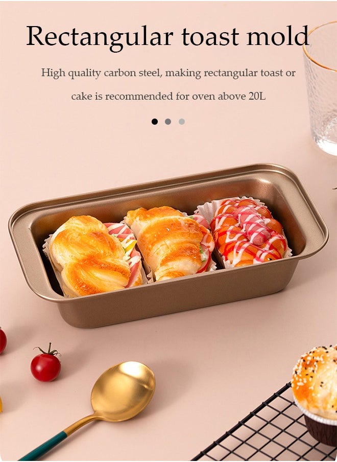 DUNISO - 5 Pieces Of Bakeware Set, Non Stick Baking Mold Set, Carbon Steel Cake Mold Set, Kitchen Baking Tools，With Pizza Tray, Round, Square Baking Tray, Cake Mold Plate, Suitable For Novice Bakers - Image 1