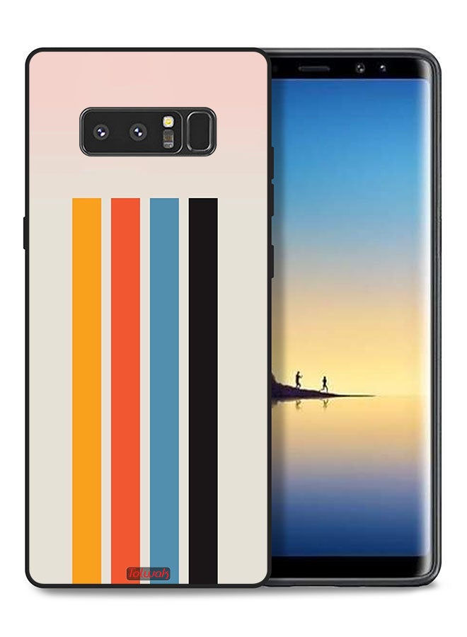 Tolwak Samsung Galaxy Note 8 Protective Case Cover Straight Lines Pattern - Image 1