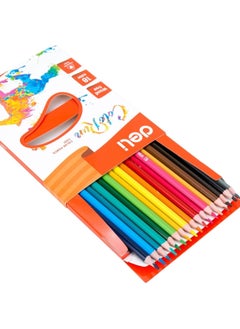 Generic 18 Pieces Triangular Colored Pencil, Multicolor Pencils Set, Toddlers and Beginners, Pre-sharpened Wood-free Ergonomic Grip, for Painting Preschool  - Image 3
