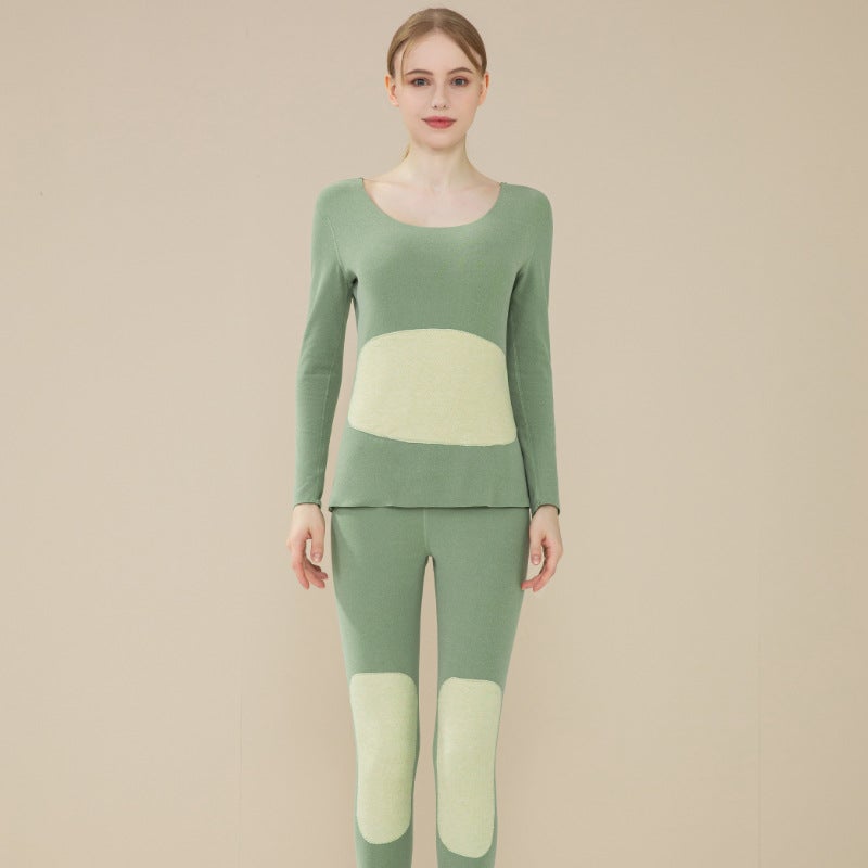 2024 Seamless Mens Thermal Set Women - turmeric set  - Image 5