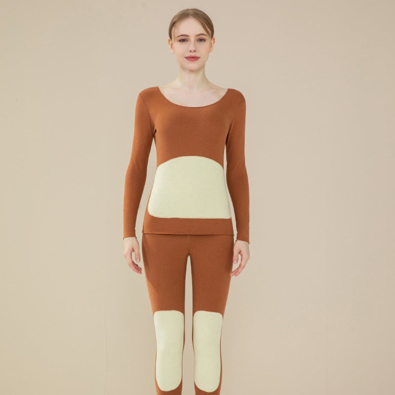 2024 Seamless Mens Thermal Set Women - turmeric set  - Image 1