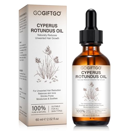 GOGIFTGO Cyperus Rotundus Oil,Cyperus Oil,Cyprus Rotundus Oil for Hair Removal,Cyperus Oil Natural, Soothing and gentle,Reducing Body Hair Growth,Smooth Skin & Hair Removal,60ml - Image 1