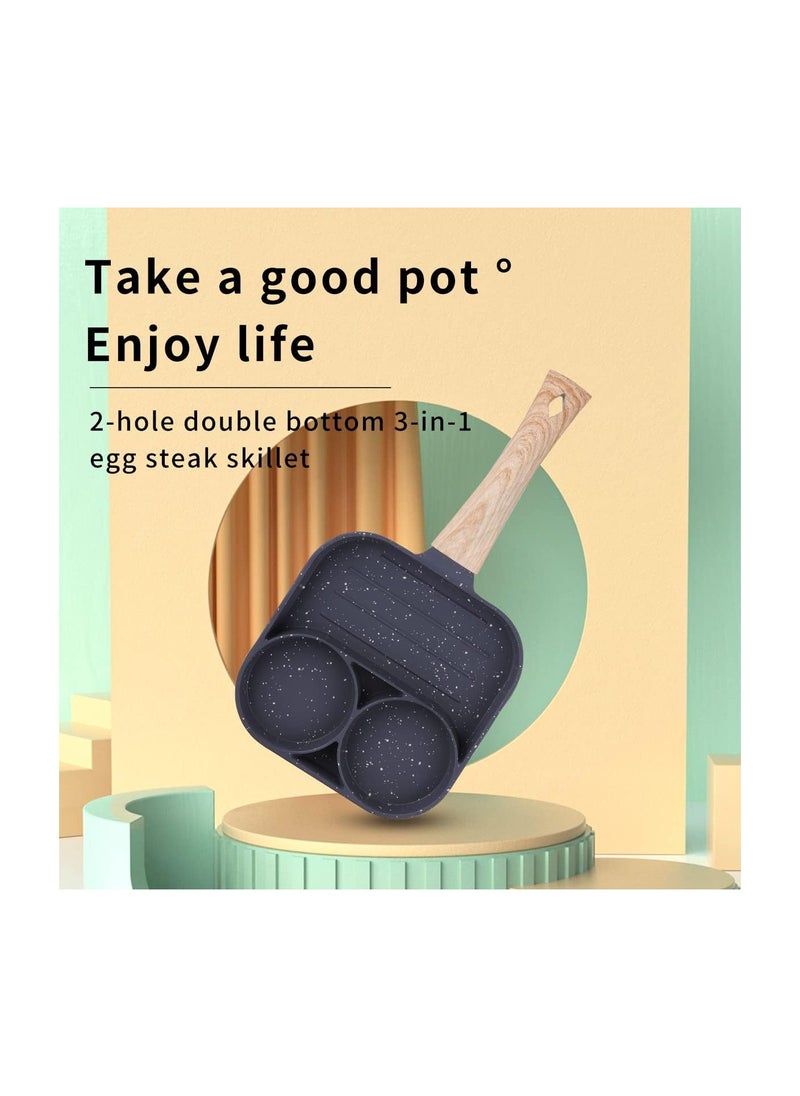 Generic Grill pan divided into 3 eyes  - Image 2