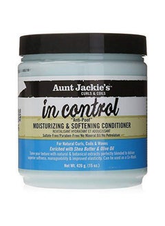 Aunt Jackie's Aunt Jackie's in control 15oz - "Anti-Poof" Moisturizing & Softening Conditioner  - Image 2